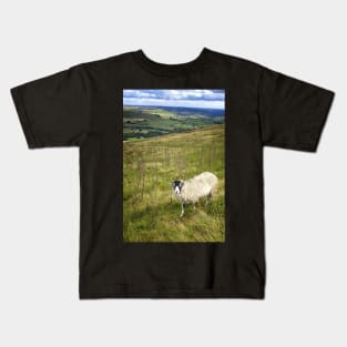 Black Face Sheep on the North York Moors Kids T-Shirt